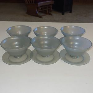 TUPPERWARE Dessert Cups Set of 6 Vintage 1970's